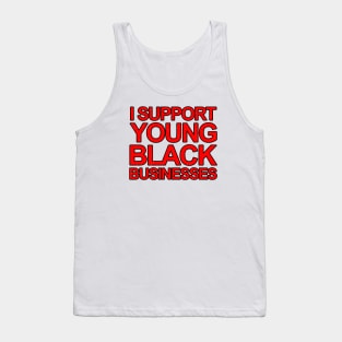 i support young black business Tank Top